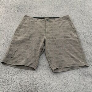 Linksoul Boardwalker Shorts Mens  Size 36 Gray Heathered Golf Hybrid